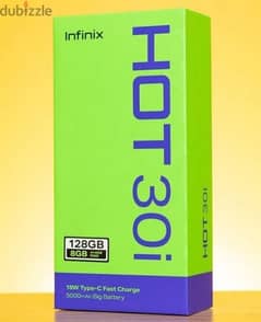 Infinix Hot 30 i _ 128 G _ 8 G Ram _ Black