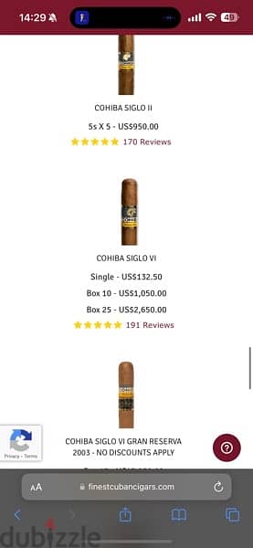 cigar Cohiba from cuba original in box and didn’t open 2