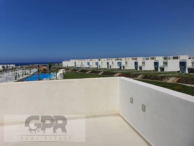 3BR finished chalet wiyh Acs and kitchen in Ras El Hekma North Coast Direction white with installments 0