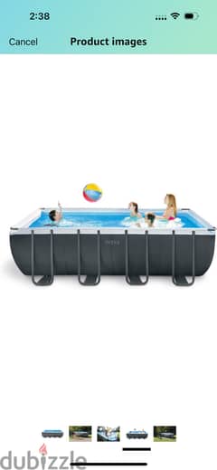 4x2 Intex Pool with all equipment and filter. Brand new in box