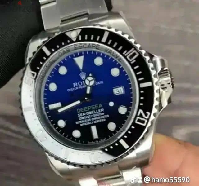 Rolex deep sea bleu dweller similar original 
sapphire crystal 14