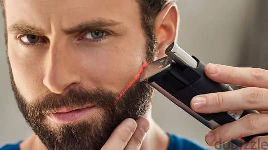 ماكينة حلاقة فيليبس ليزر Philips laser Guidance Beard Trimmer 9000