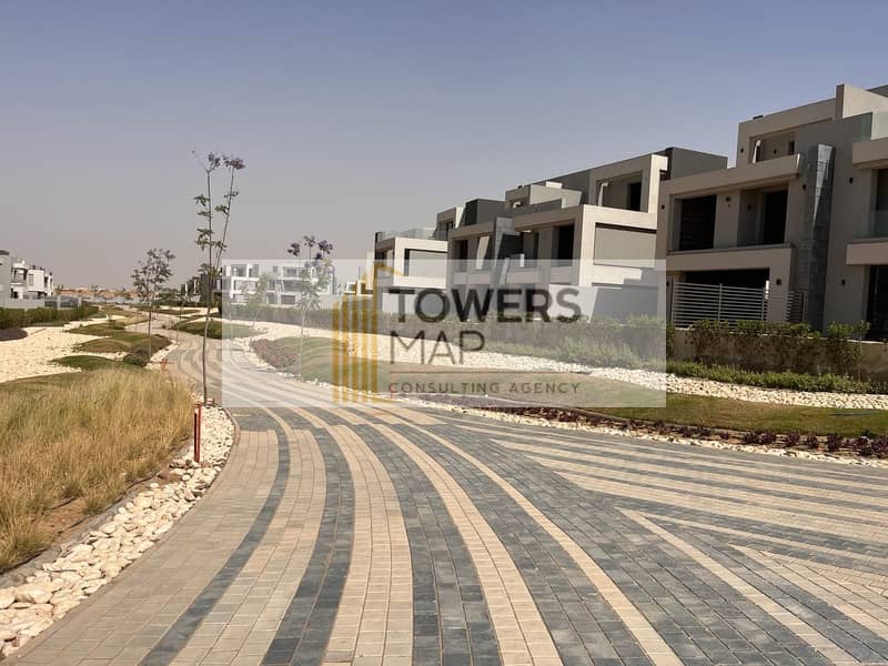 Twin House Modern with Prime Location / Garden view / Under market Price / In la vista city New Capitalتوين هاوس للبيع غى لافيستا سيتى العاصمة 3