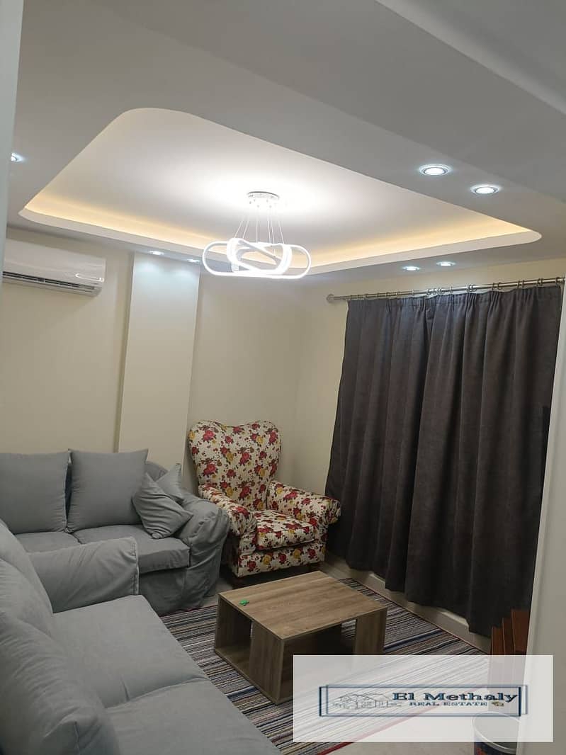 apartment for rent furnished in Al Rehab City 1