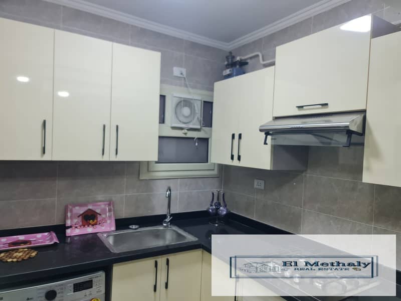 apartment for rent furnished in Al Rehab City 8