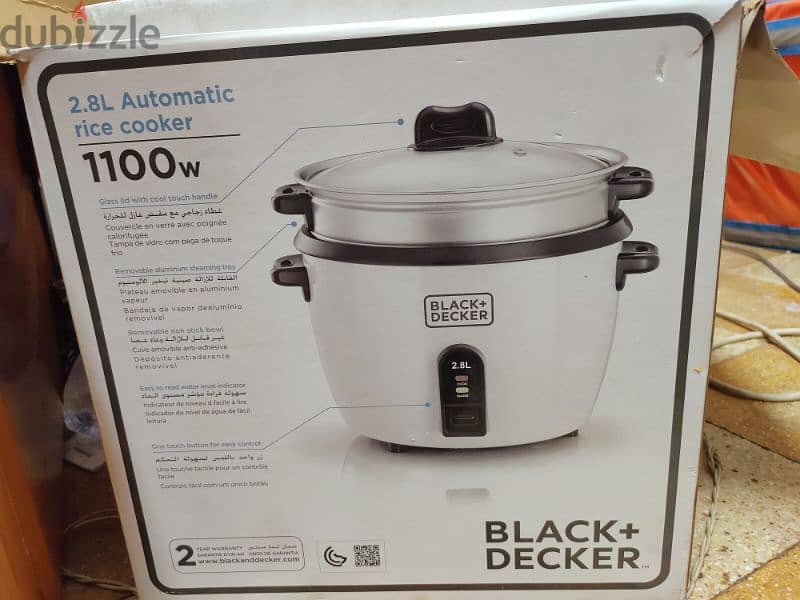 rice cooker black & decker 2.8 L used for just 4 days 7