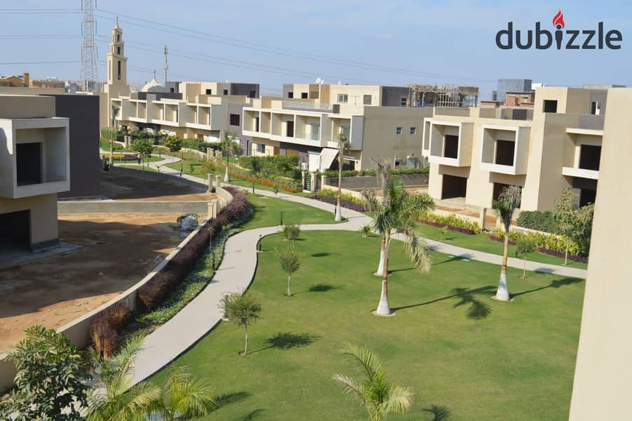 twin house للبيع استلام فوري في الشيخ زايد كمبوند joya بجوار palm parks بالتقسيط 0