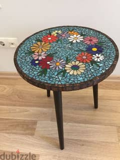 mosaic table hand made