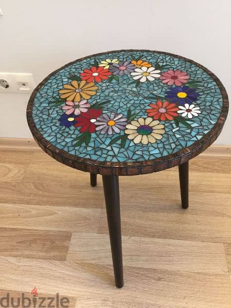 mosaic table hand made 0