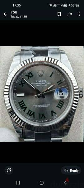 Rolex date just mirror 0riginal best high quality used vg condition 1