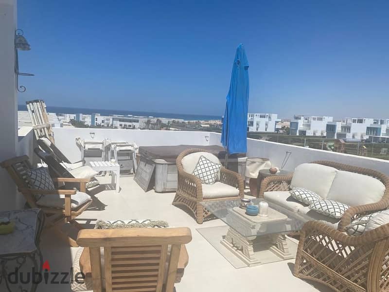 Penthouse For sale,251m + 70m roof in Fouka Bay Resort - Tatweer Misr 3