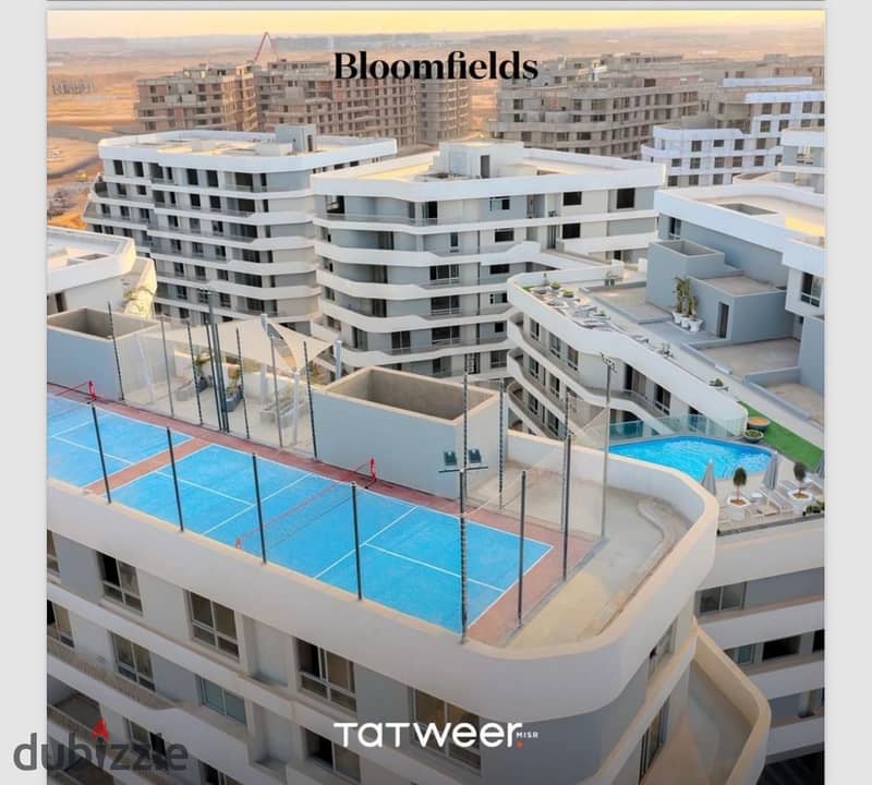 Apartment for sale in Bloomfield,s project new cairo mostakbl city near from madinty 9