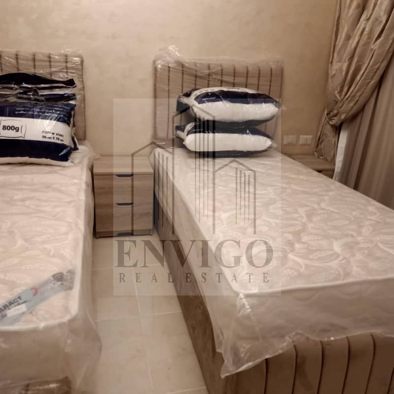 Duplex apartment for sale, 143 sqm, super luxurious finishing, in Porto Cairo Compound, Fifth Settlement 2