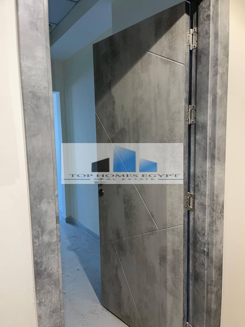 Clinic for rent 37 sqm finished  with ACs in El Narges / عيادة للإيجار متشطبه بالتكييفات في منطقة النرجس 3