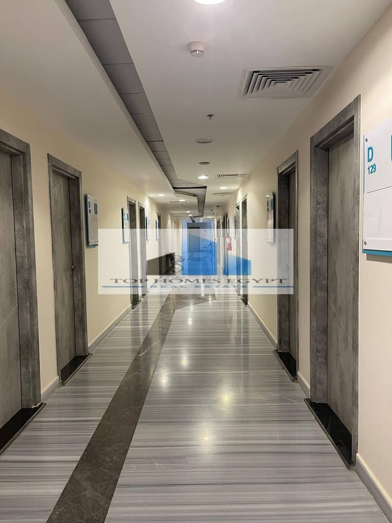 Clinic for rent 37 sqm finished  with ACs in El Narges / عيادة للإيجار متشطبه بالتكييفات في منطقة النرجس 4