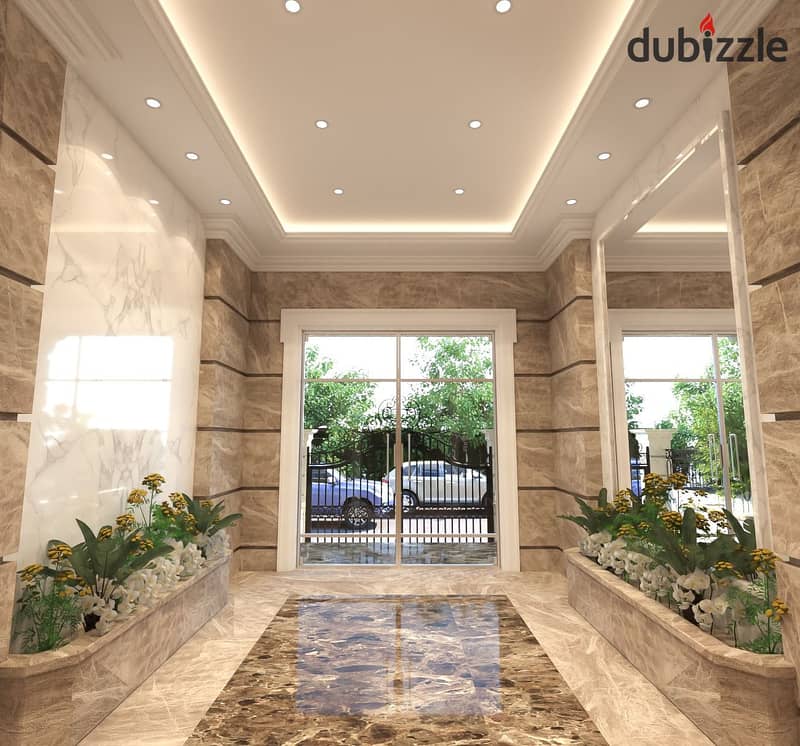 20% down payment, apartment for sale in the Fifth Settlement, 203 sqm, in Beit Al Watan, the Second District, steps from Al Fusion and 90th Street, 5 3