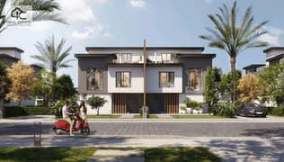 Townhouse corner for sale directly on Suez Road in Creek Town, 229 m