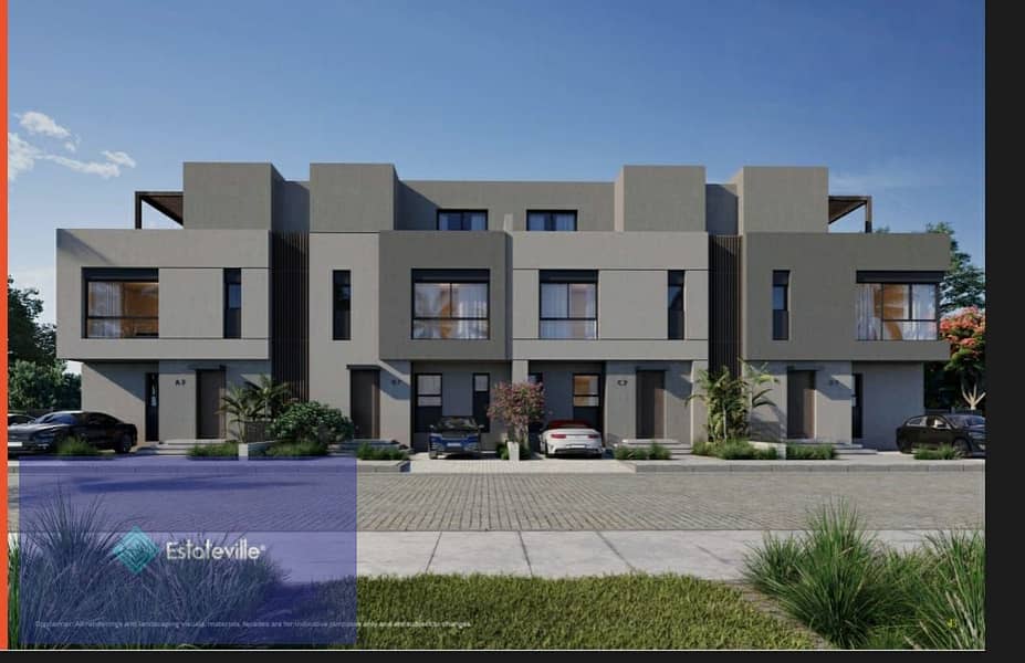 Townhouse 245 meters with Hassan Allam in Mostakbal City on the largest lake in the project with a down payment of 1,250,000 and payment over 8 years 0