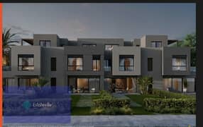 Twin house 270 meters with Hassan Allam in Mostakbal City on the largest lake in the project with a down payment of 1,788,000 and payment over 8 years