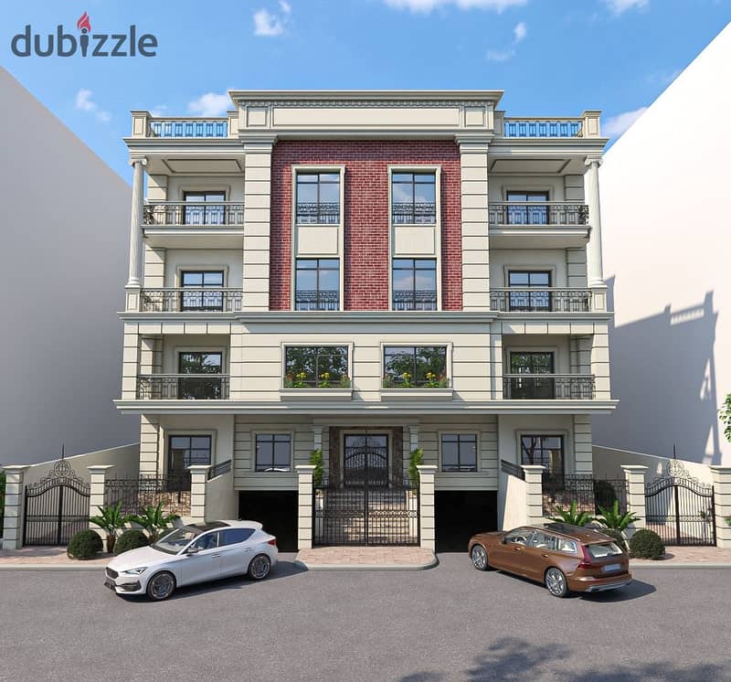 Apartment for sale in the Fifth Settlement, 203 square meters, in front of Beit Al Watan, in the best location in the second district, with installmen 1