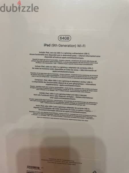 iPad 9th generation Wi-Fi 64 GB 1