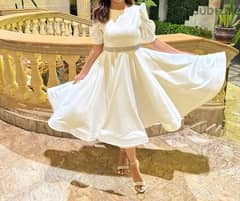 engagement white dress 0