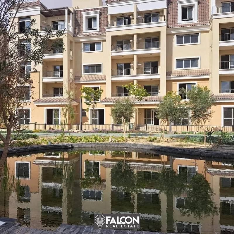 A very special apartment with a private garden for sale in Sarai Compound in the most prestigious location in Mostaqbal City, Bahri City, 2