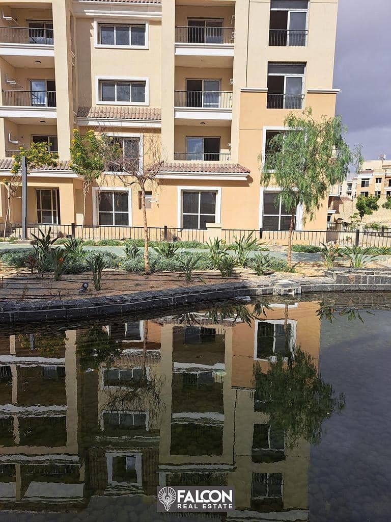 A very special apartment with a private garden for sale in Sarai Compound in the most prestigious location in Mostaqbal City, Bahri City, 10