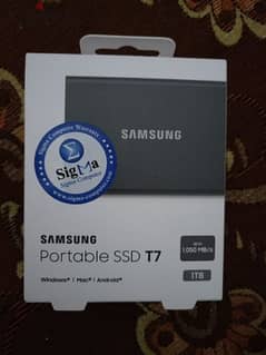 SAMSUNG Portable SSD T7 USB 3.2 1TB EXTERNAL