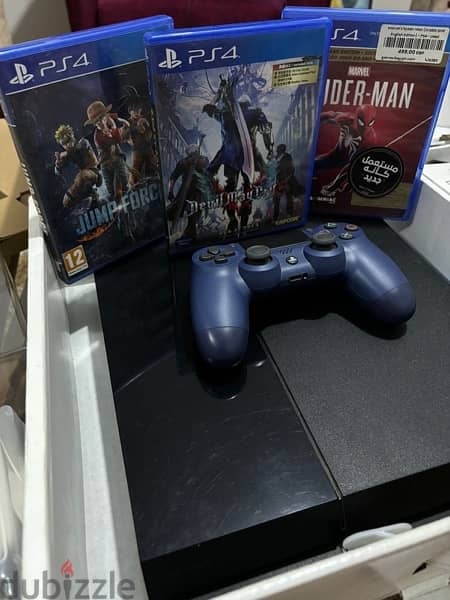 PlayStation 4 (PS4) Console Fat 1TB + 3 games + Original DualShock 4 1