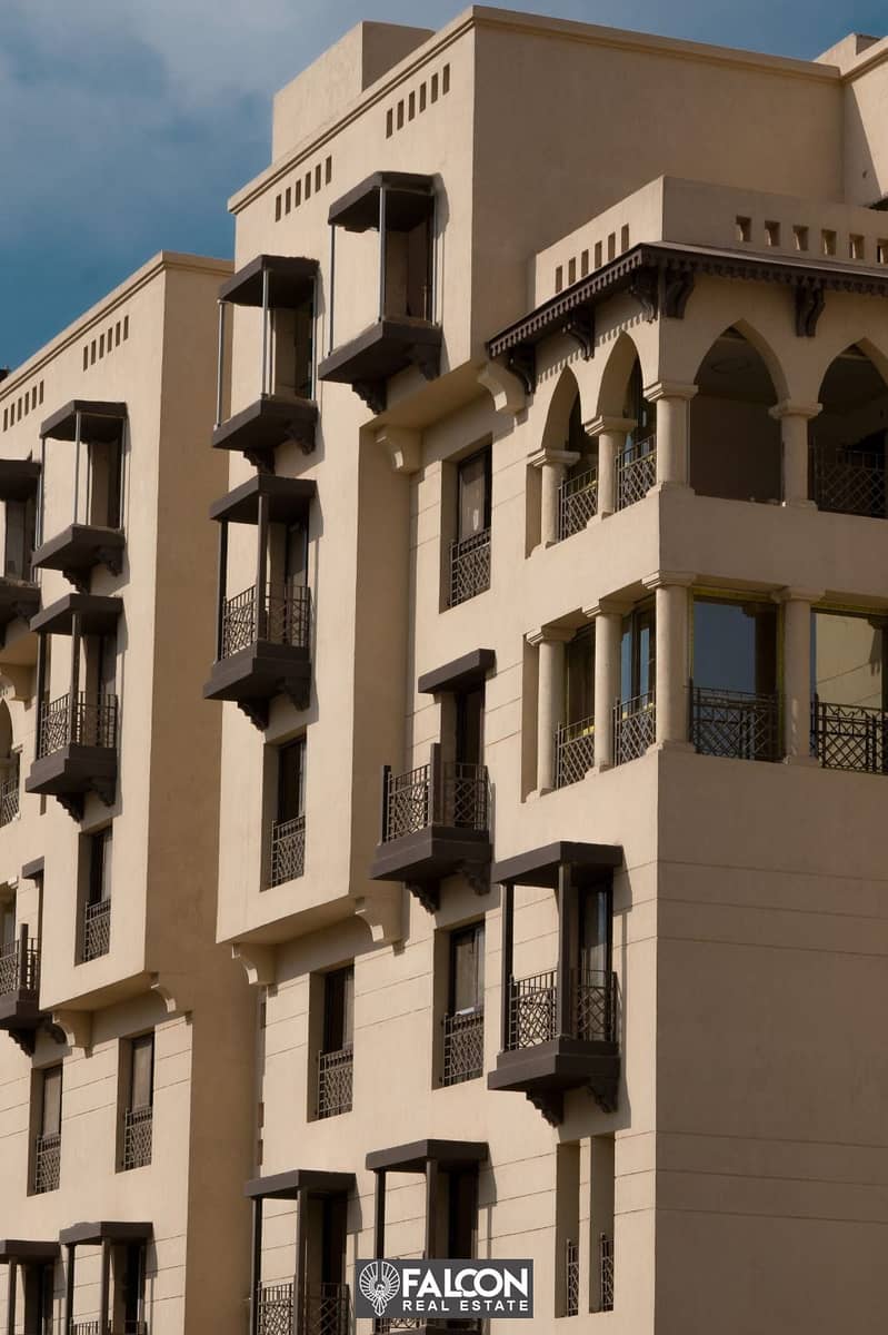 Apartment 124m, immediate delivery, fully finished, on Salah Salem Road, in the heart of Old Cairo, Fustat Compound 7