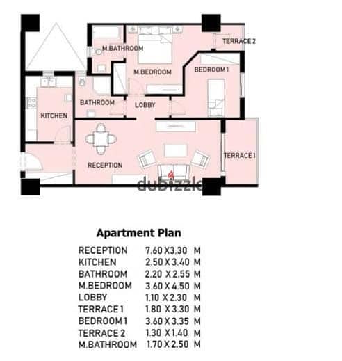 Apartment 121. M in Marriott residence Heliopolis overlooking pool and Club house for sale at the best price 2