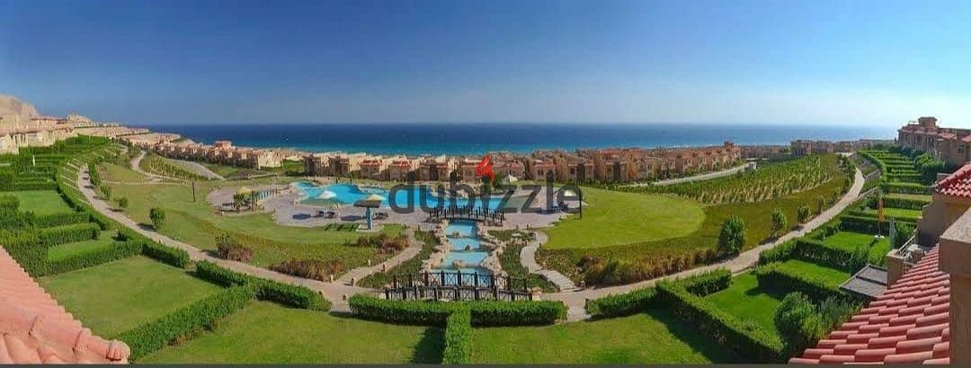 Required cash 840 thousand chalet for sale double view in Telal Sokhna 9