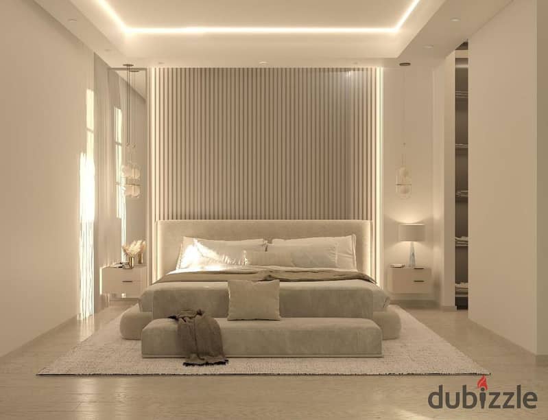 For sale, a super deluxe finished apartment in Old Sheikh Zayed, next to Village West Dorra 5