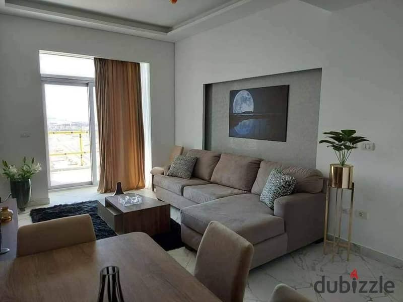 For sale a apartment , overlooking the sea  on El Alamein Towers north coast 3