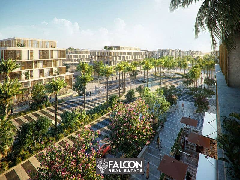 Receive within two years with a down payment of 550 thousand and installments over 10 years, an apartment in Fay Sodic, Sheikh Zayed 5