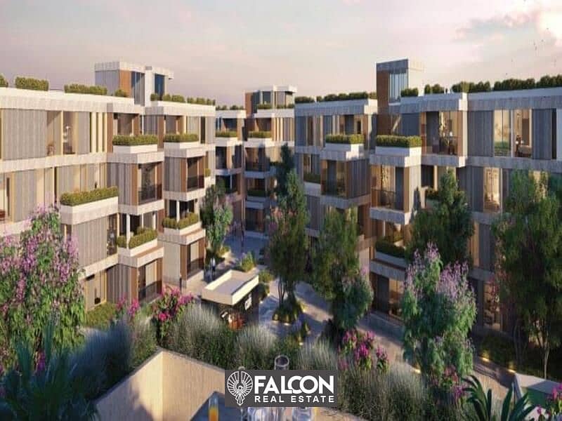 Receive within two years with a down payment of 550 thousand and installments over 10 years, an apartment in Fay Sodic, Sheikh Zayed 6