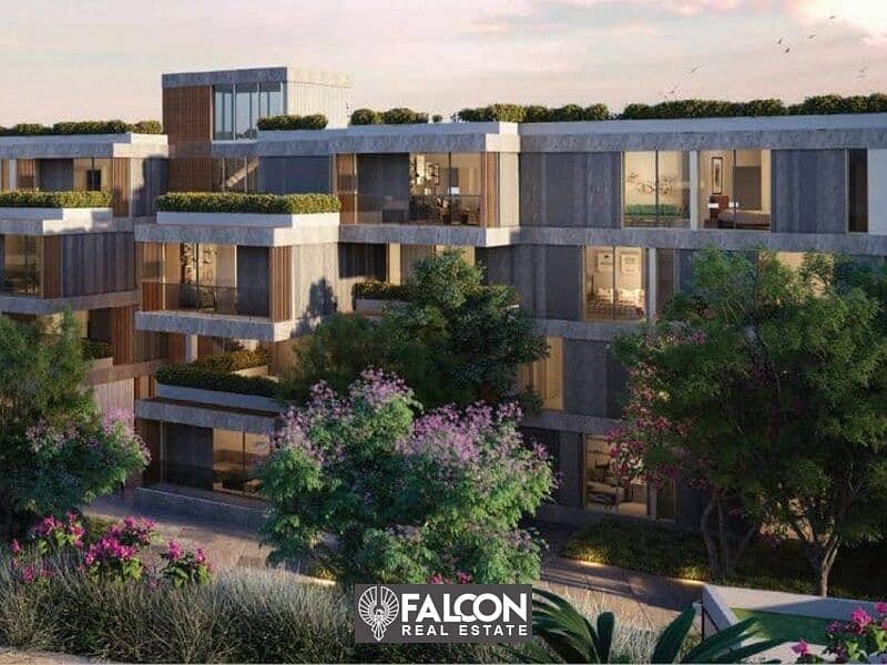 Receive within two years with a down payment of 550 thousand and installments over 10 years, an apartment in Fay Sodic, Sheikh Zayed 9