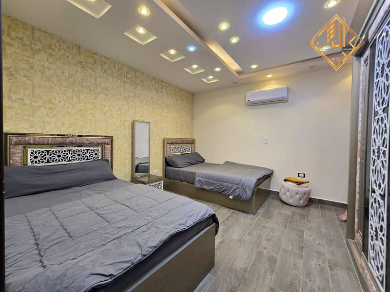 Apartment 220 m furnished hotel view square branching from Mosadak 14