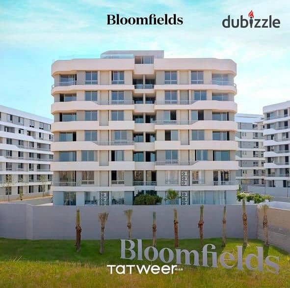 Apartment for sale With Only 5% downpayment , ready for inspection in Bloomfields Compound 6