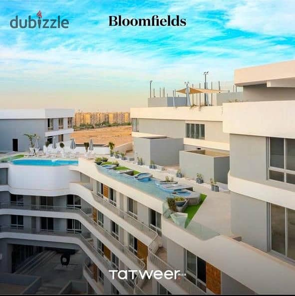 Apartment for sale With Only 5% downpayment , ready for inspection in Bloomfields Compound 7