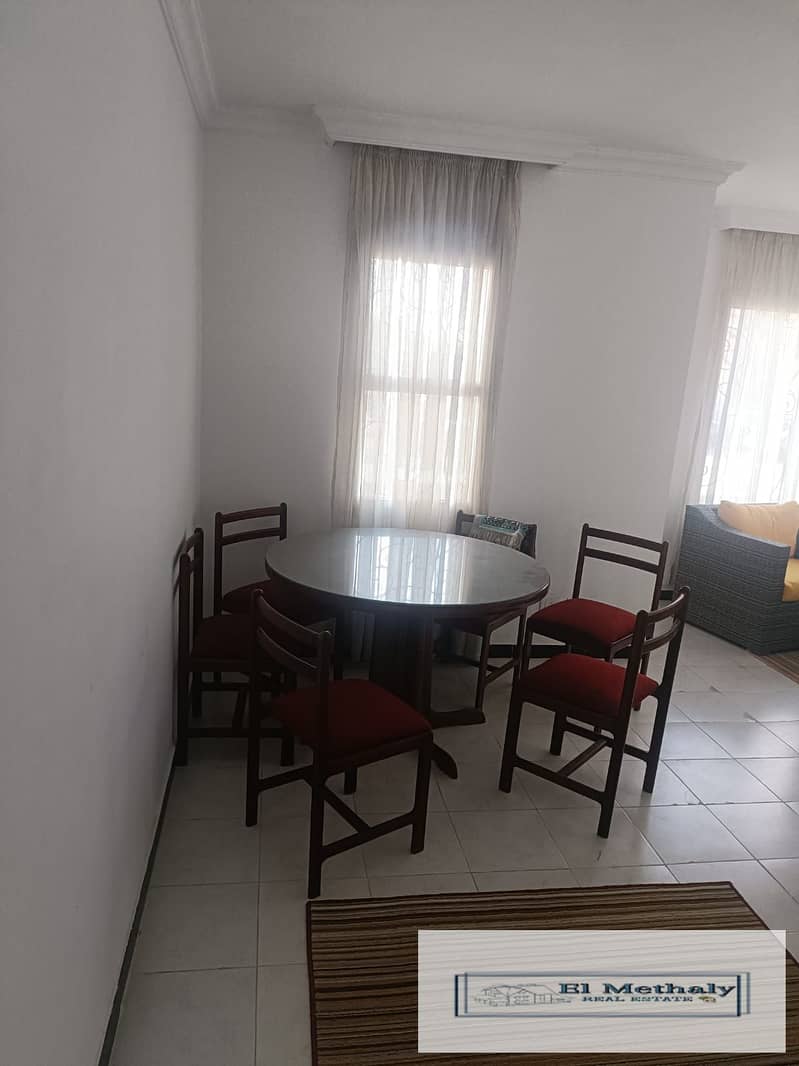 apartment for rent furnished in Al Rehab 1