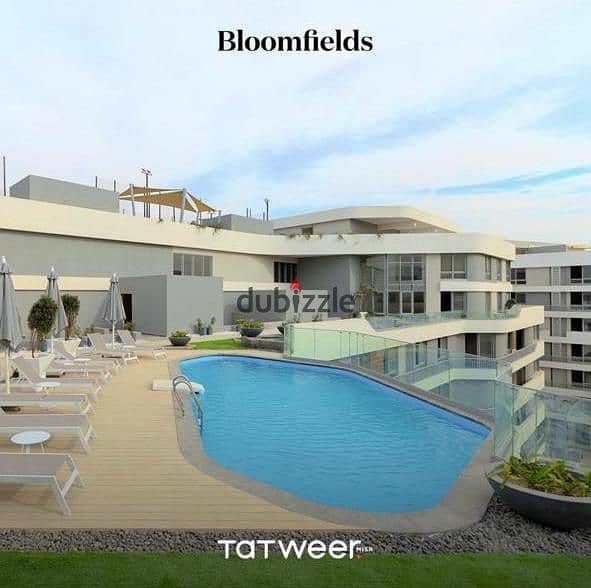 Apartment for sale With Only 5% downpayment , ready for inspection in Bloomfields Compound 1