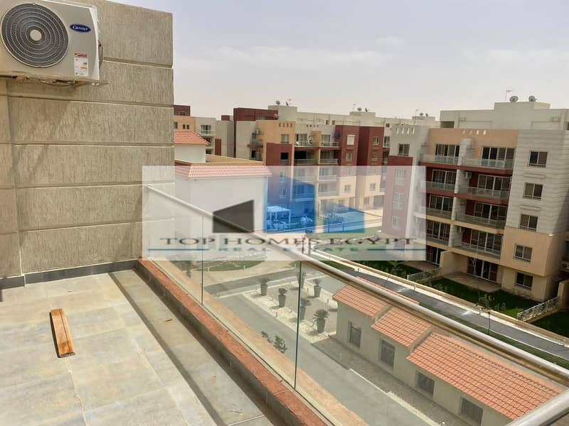 Penthouse for Sale 255 SQM finished/ACs in Promenade Compound / بنتهاوس للبيع تشطيب بالتكييفات في كمبوند بروميناد 5