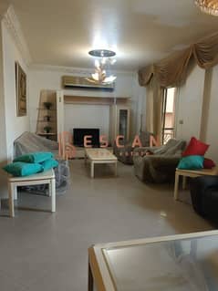 Furnished apartment for rent in Al Rehab 155 m, near services