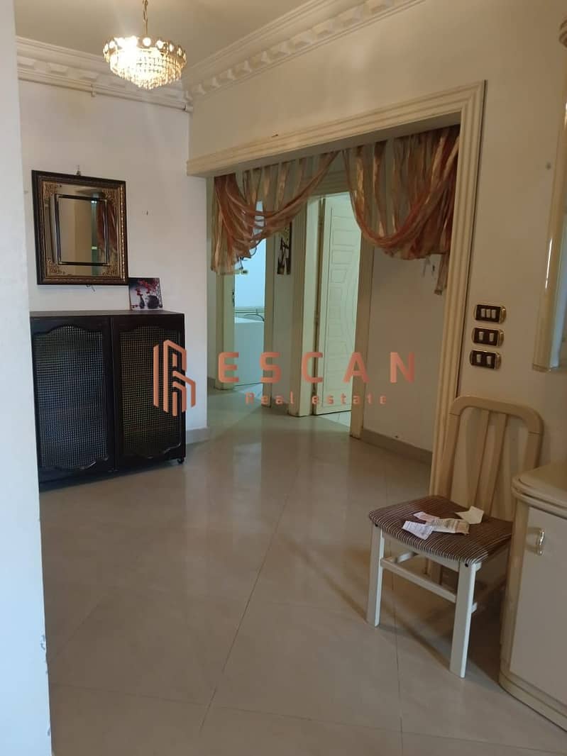 Furnished apartment for rent in Al Rehab 155 m, near services 3