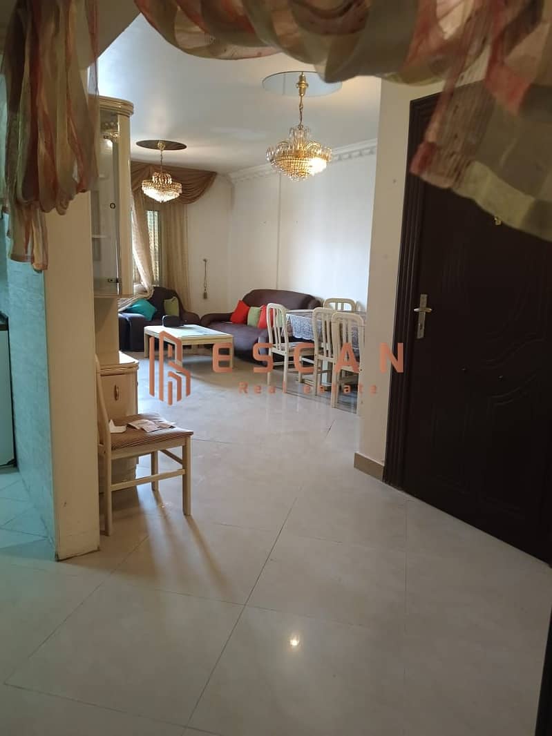 Furnished apartment for rent in Al Rehab 155 m, near services 7