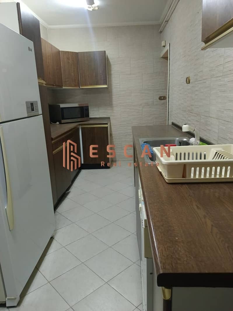 Furnished apartment for rent in Al Rehab 155 m, near services 15