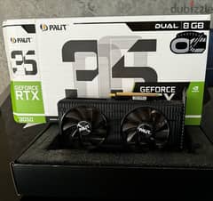 Rtx 3050 Palit RGB 8GB GDDR6 Perfect Condition 0