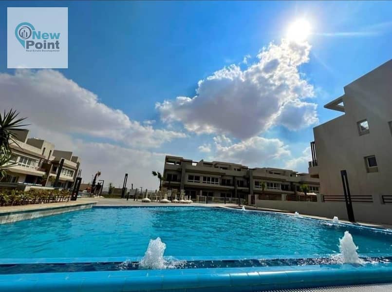 At the best price, invest and own a two-bedroom apartment in the heart of the Administrative Capital in The Island 8